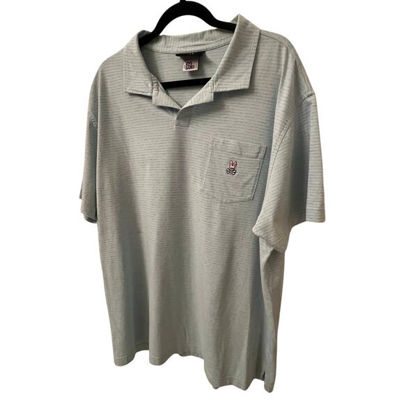NWOT. Psycho Bunny Polo Shirt Mens Size 2XL. Mint Green Pima Cotton - Picture 1 of 8